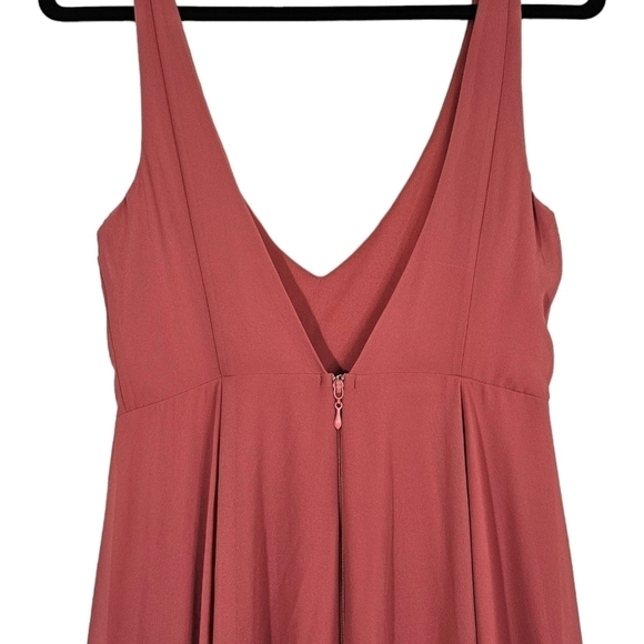 SHOW ME YOUR MUMU JENN SUNSET ROSE CHIFFON MAXI DRESS 🌹 NWOT - Picture 11 of 13